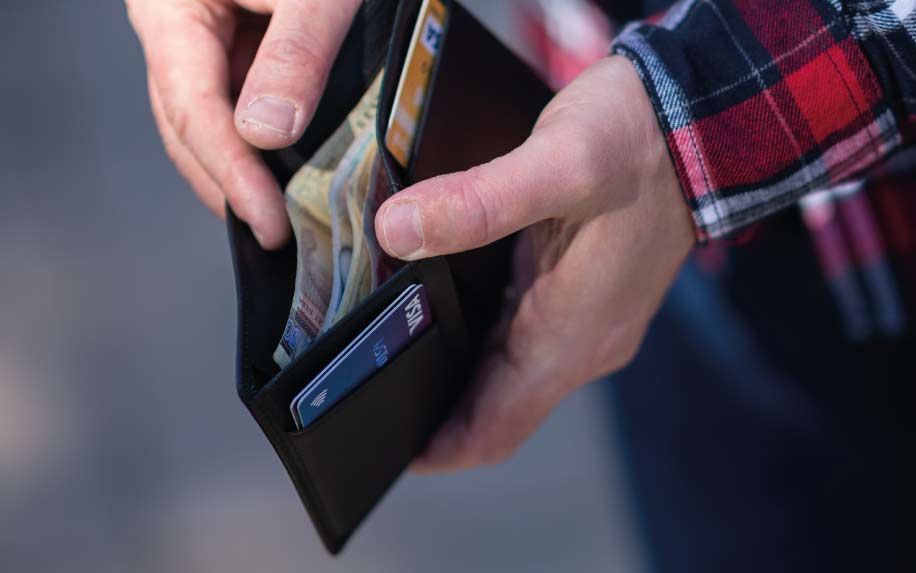 Restaurant financing via merchant cash advance, money in wallet